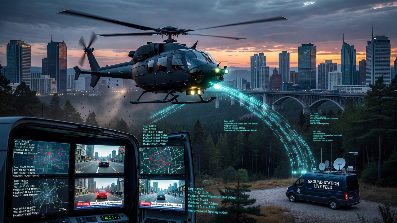 How Helicopter Live Video Streaming Uses Real-Time Transport Protocol for Low-Latency RTP Payloads