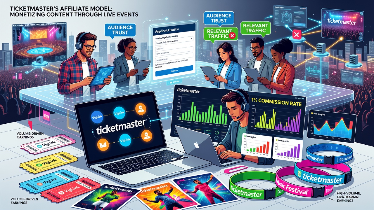 Ticketmaster's Affiliate Model Shows How Ticketing Monetizes Content