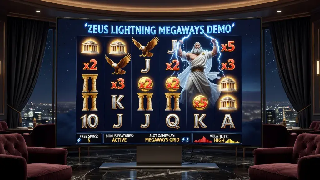 Zeus Lightning Megaways Demo: Free Spins, Bonus Features, Slot Gameplay, and Volatility Explained
